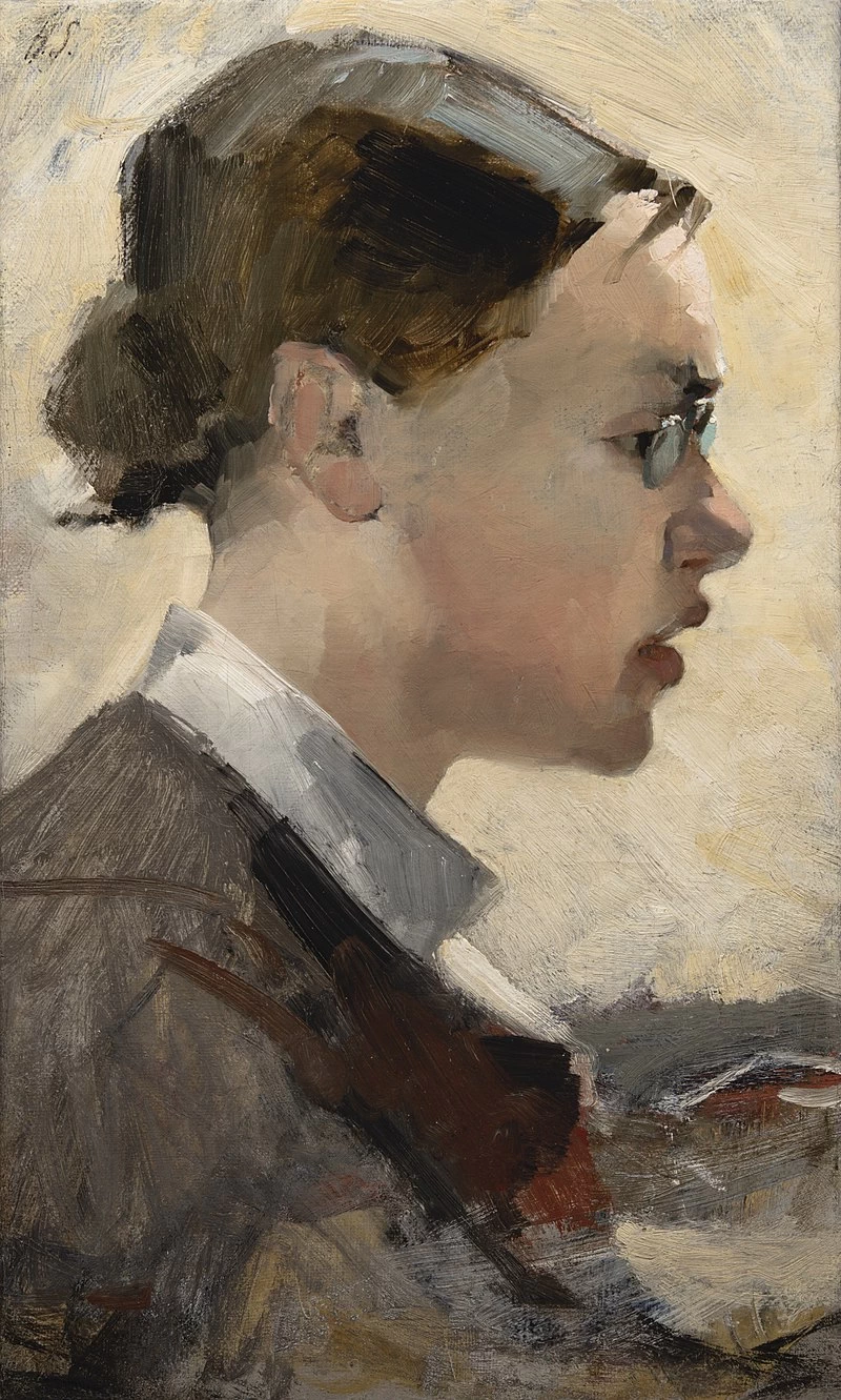 Ritratto di Helena Westermarck eseguito da Helene Schjerfbeck